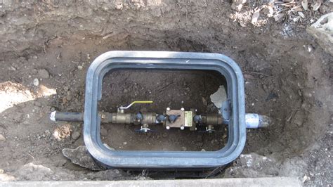 water cutoff valve box